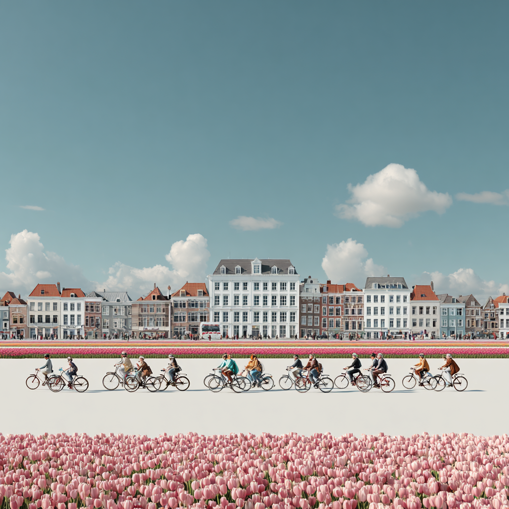 rowerzyści w mieście