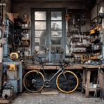 rower w serwisie